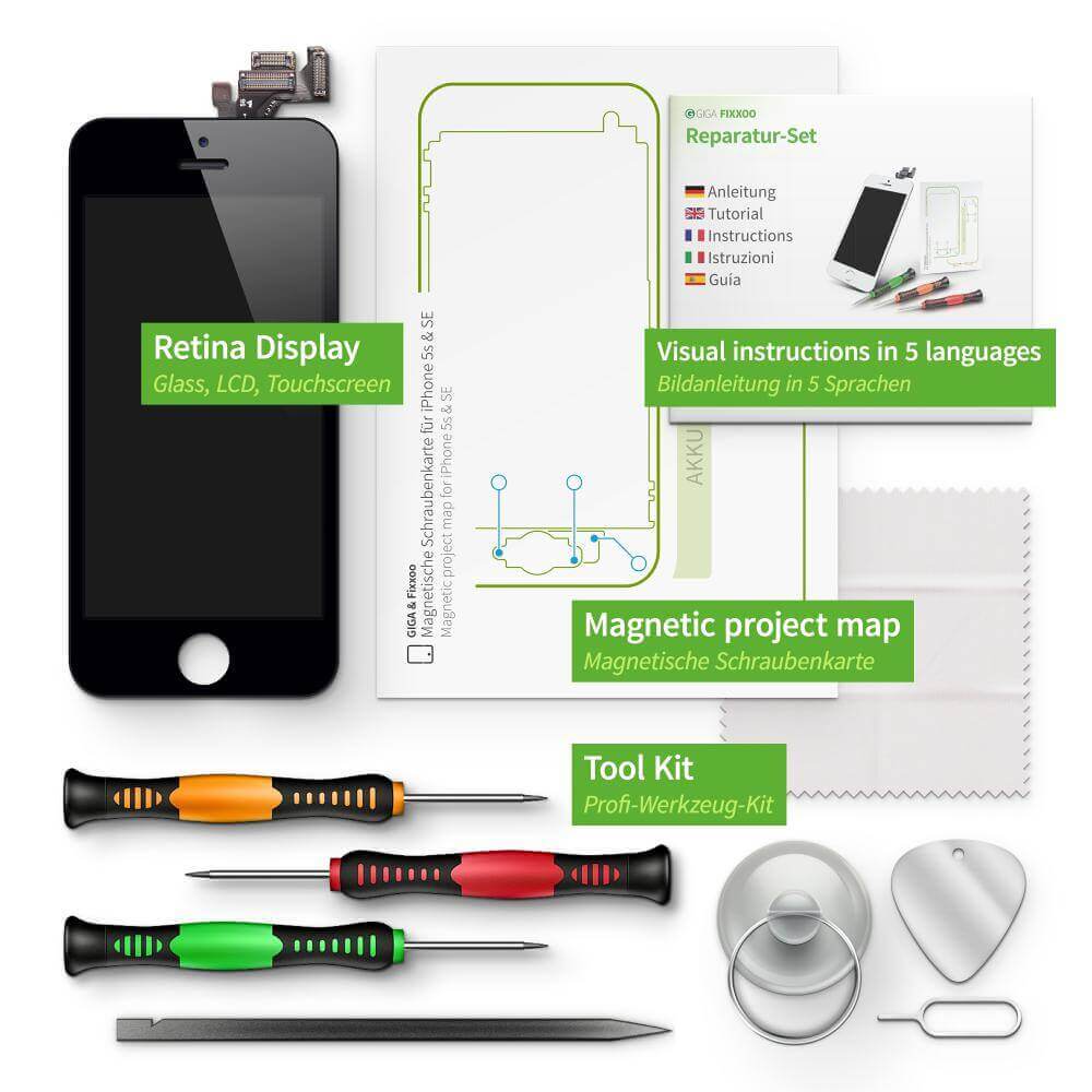 iPhone SE (Version 2015) Display Reparaturset