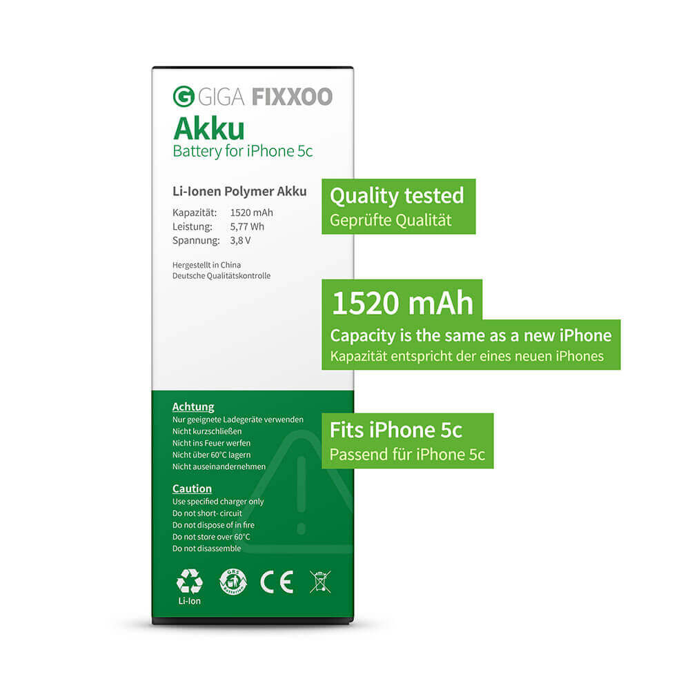 iPhone 5c Akku Reparaturset