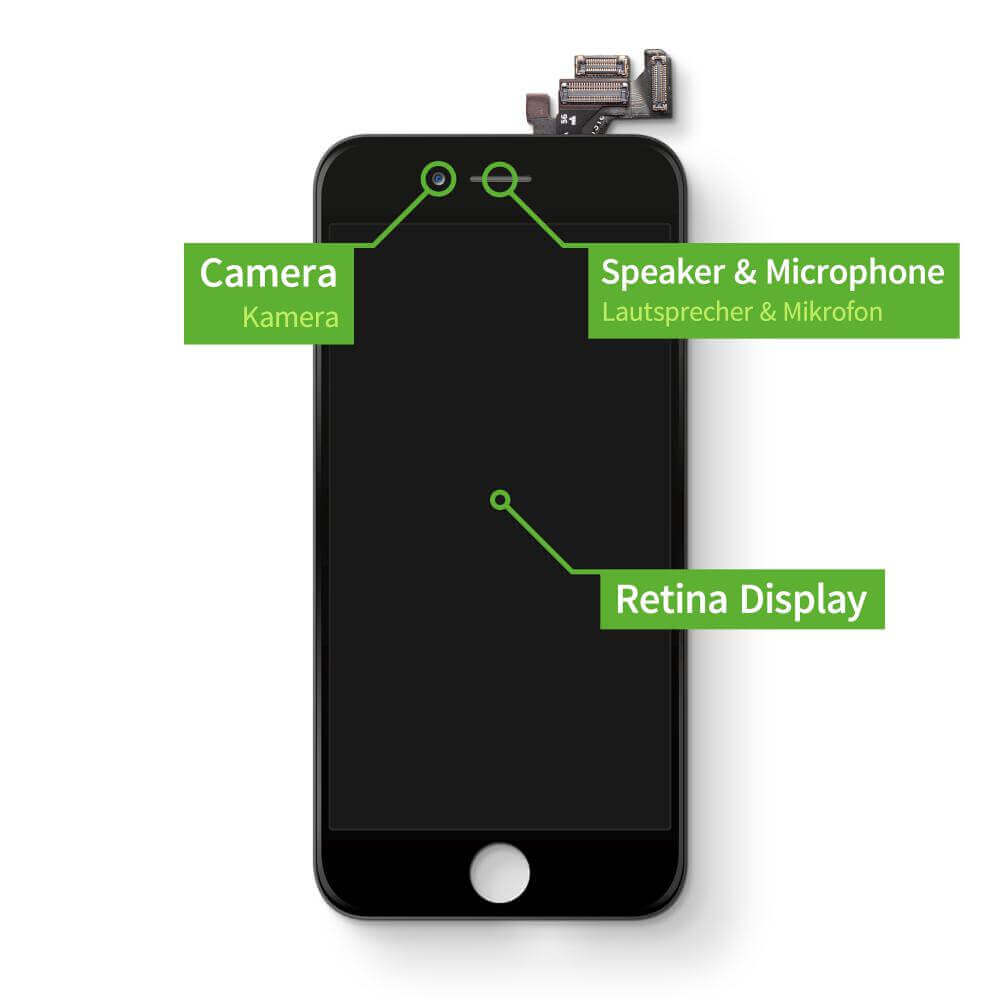 handywest Kompatibel für iPhone 6 Plus 6S Plus Rahmen Display Kleber