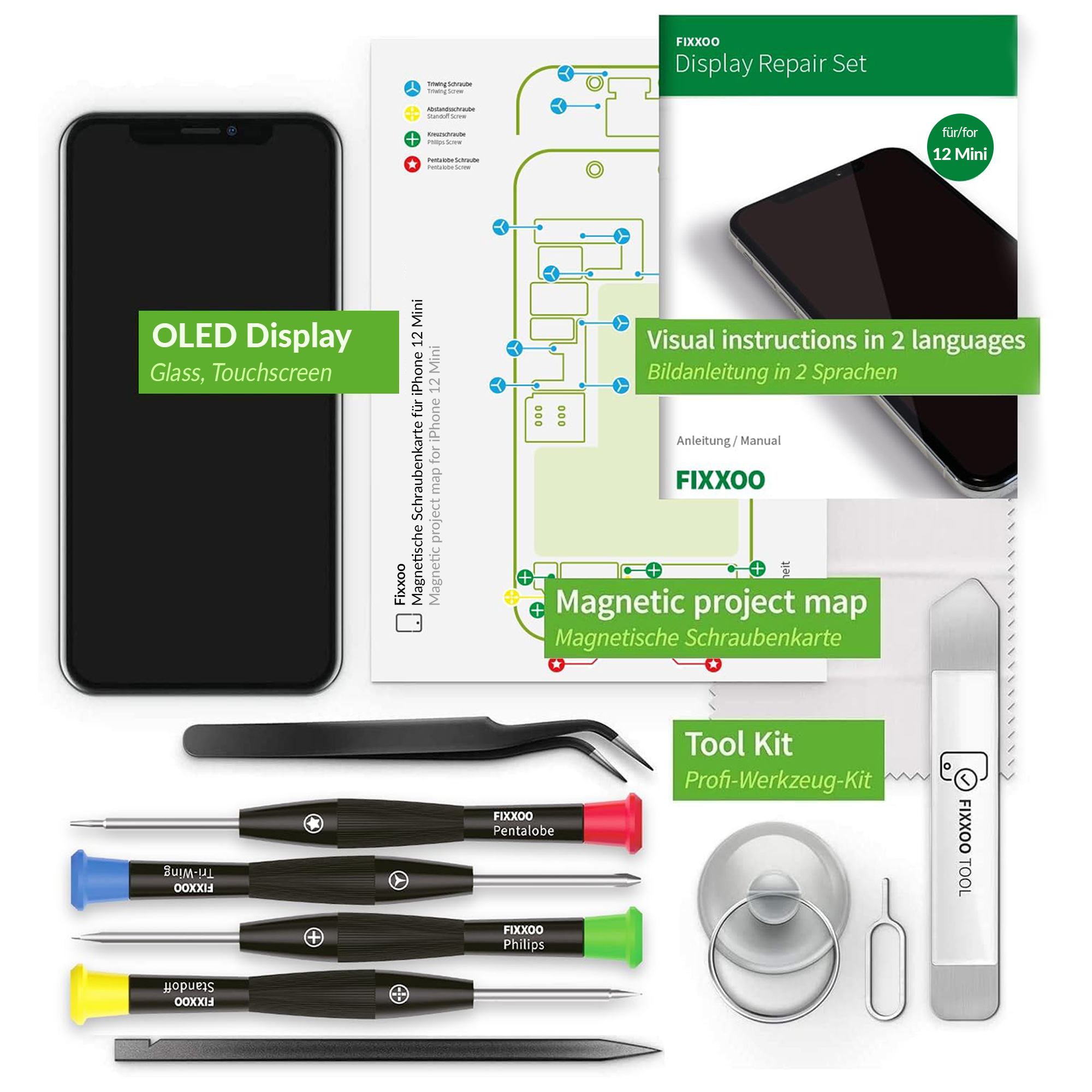 iPhone 12 mini Display Reparaturset